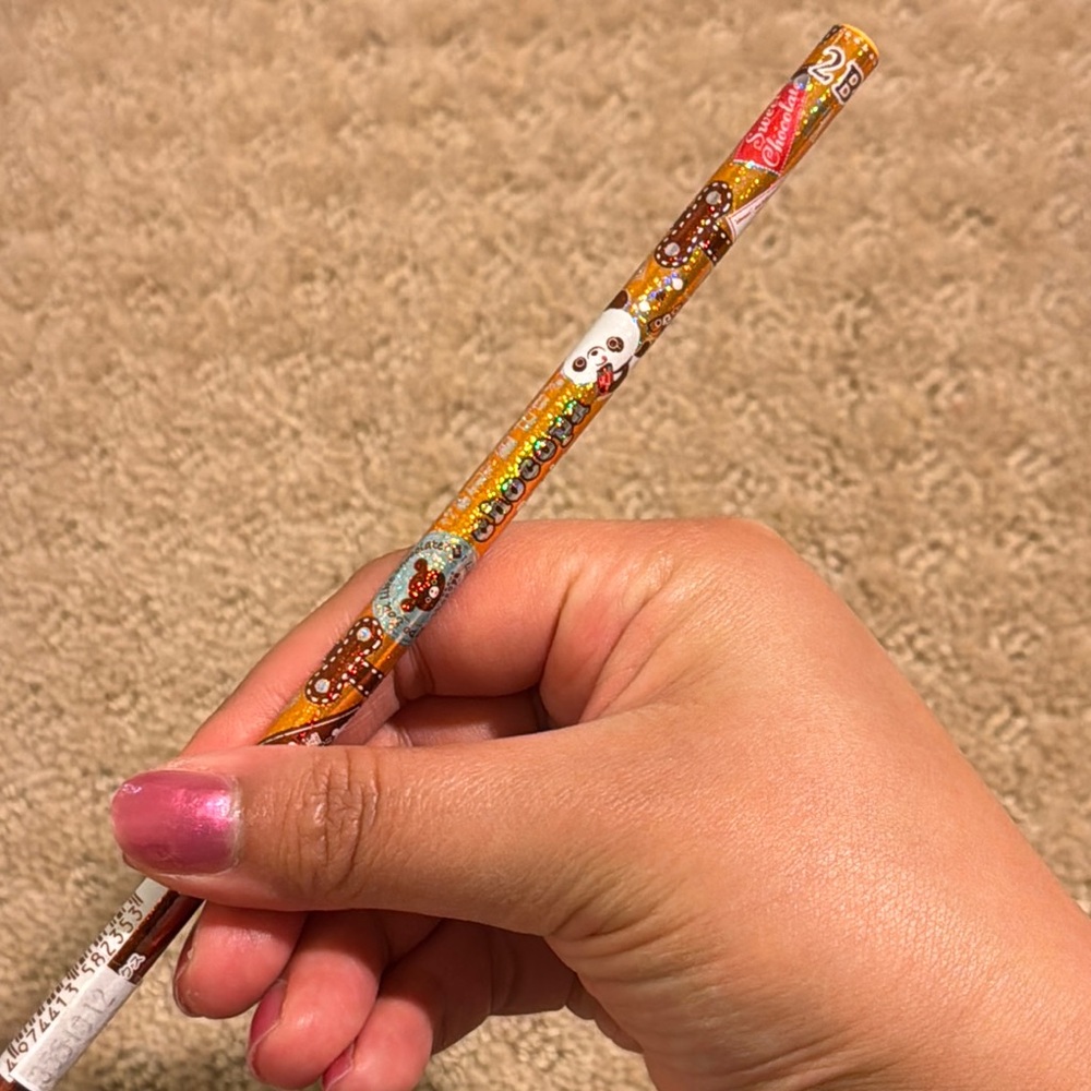 San-x Chocopa 2B Holographic Cute Decorative Pencil with Luggage Design